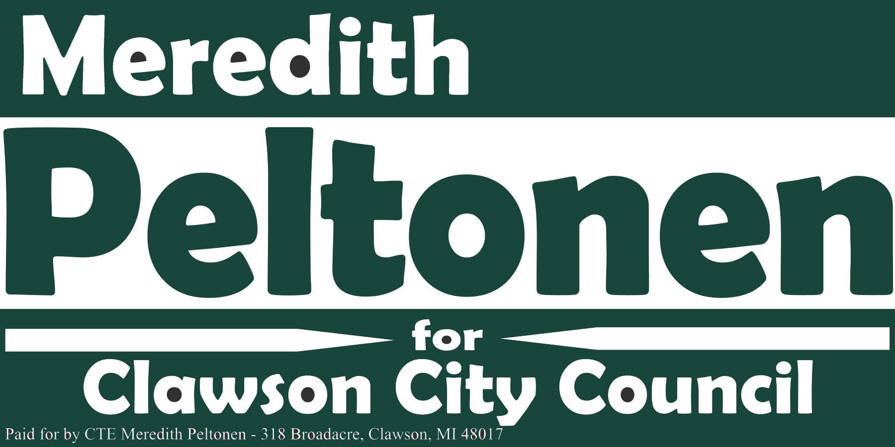 Meredith for Michigan Logo